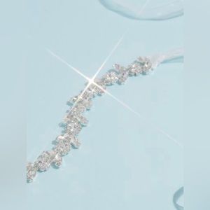 Crystal sash / belt will add sparkle & shine to your wedding gown or prom dress.